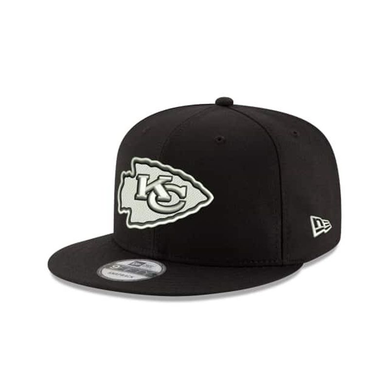 NFL Kansas City Chiefs 9Fifty Snapback (LRW9446) - Black New Era Caps